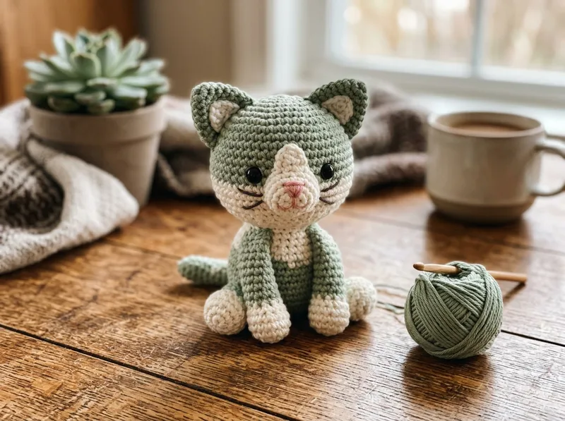 Cute Crochet Cat Amigurumi Pattern: Free Kitten Plushie Guide