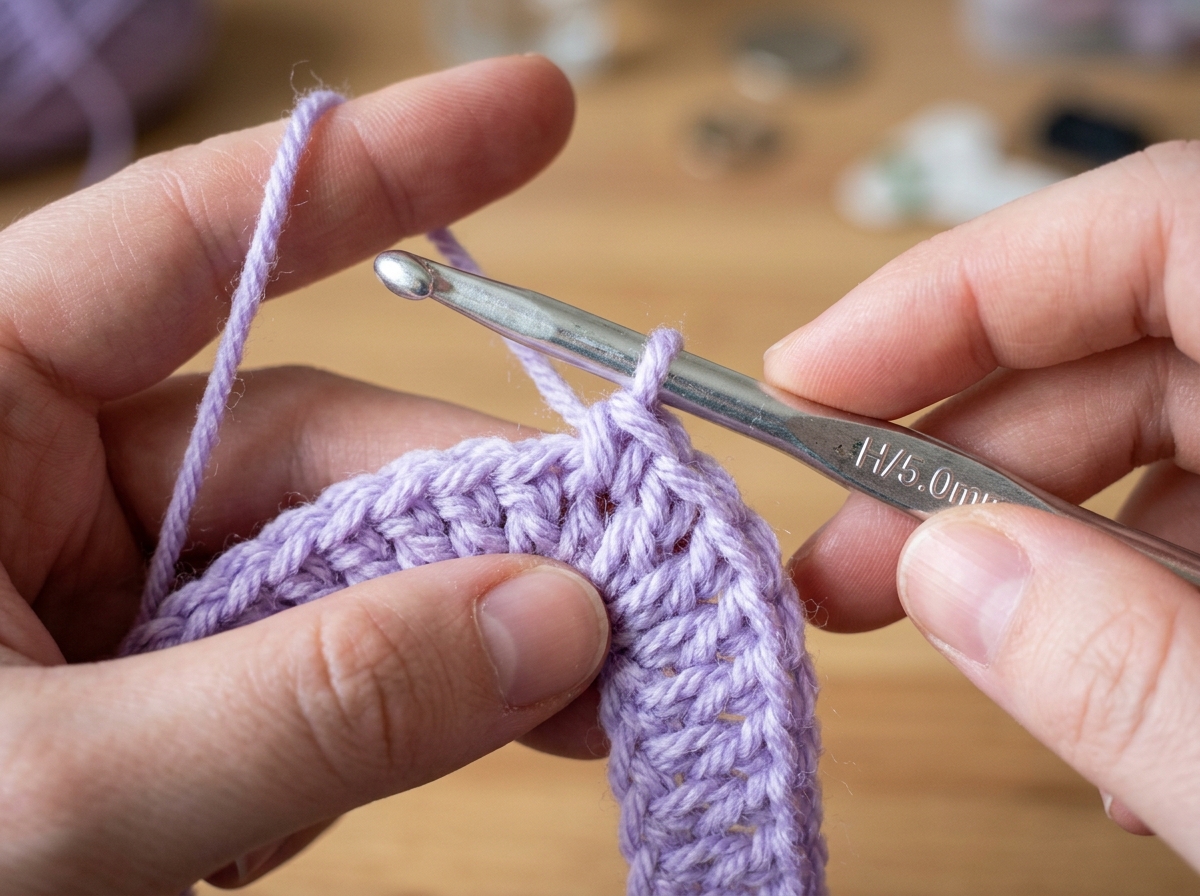 Step 2: Insert Hook into Stitch
